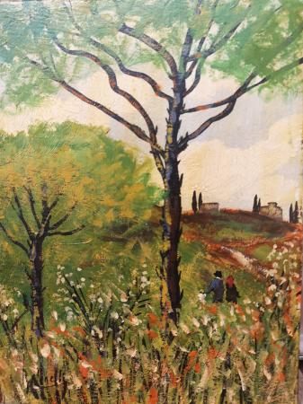 Art work by  Raffaelli Paesaggio - oil table 